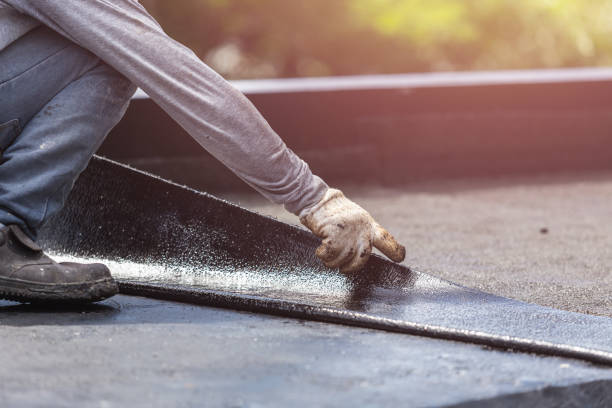 Professional Basement Waterproofing technician working in Catawba, OH